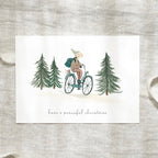 Postkarte · Peaceful christmas ride