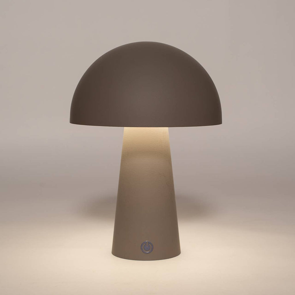 LED Tischlampe in Matt Taupe