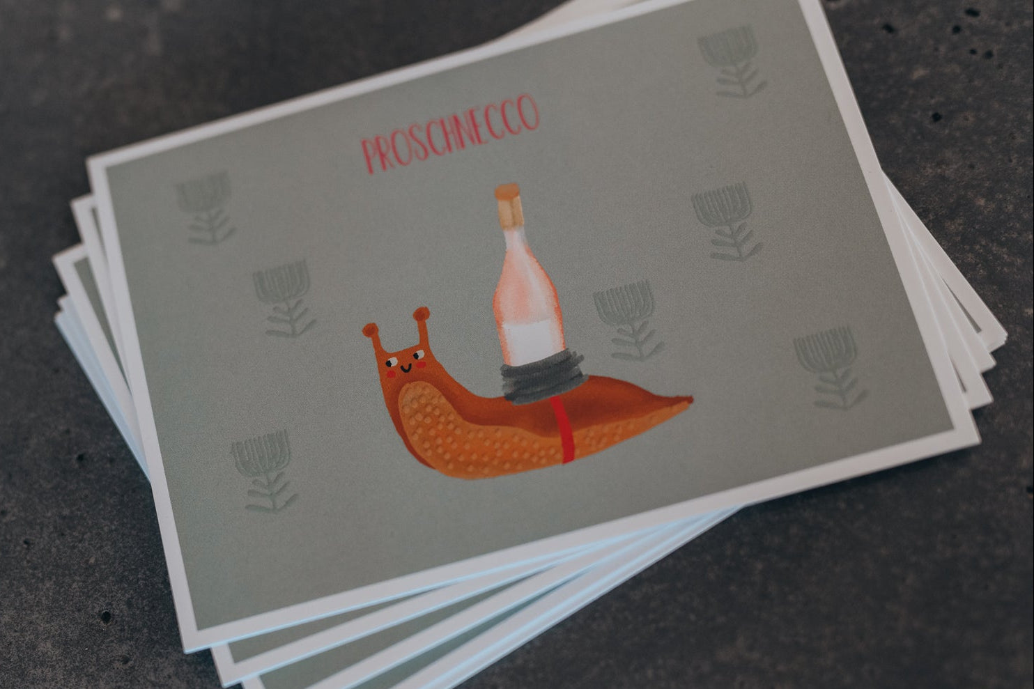 Proschnecco | Postkarte | Geburtstag