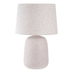 Croft Tischlampe aus Keramik, steinbeige mit 150 cm Kabel