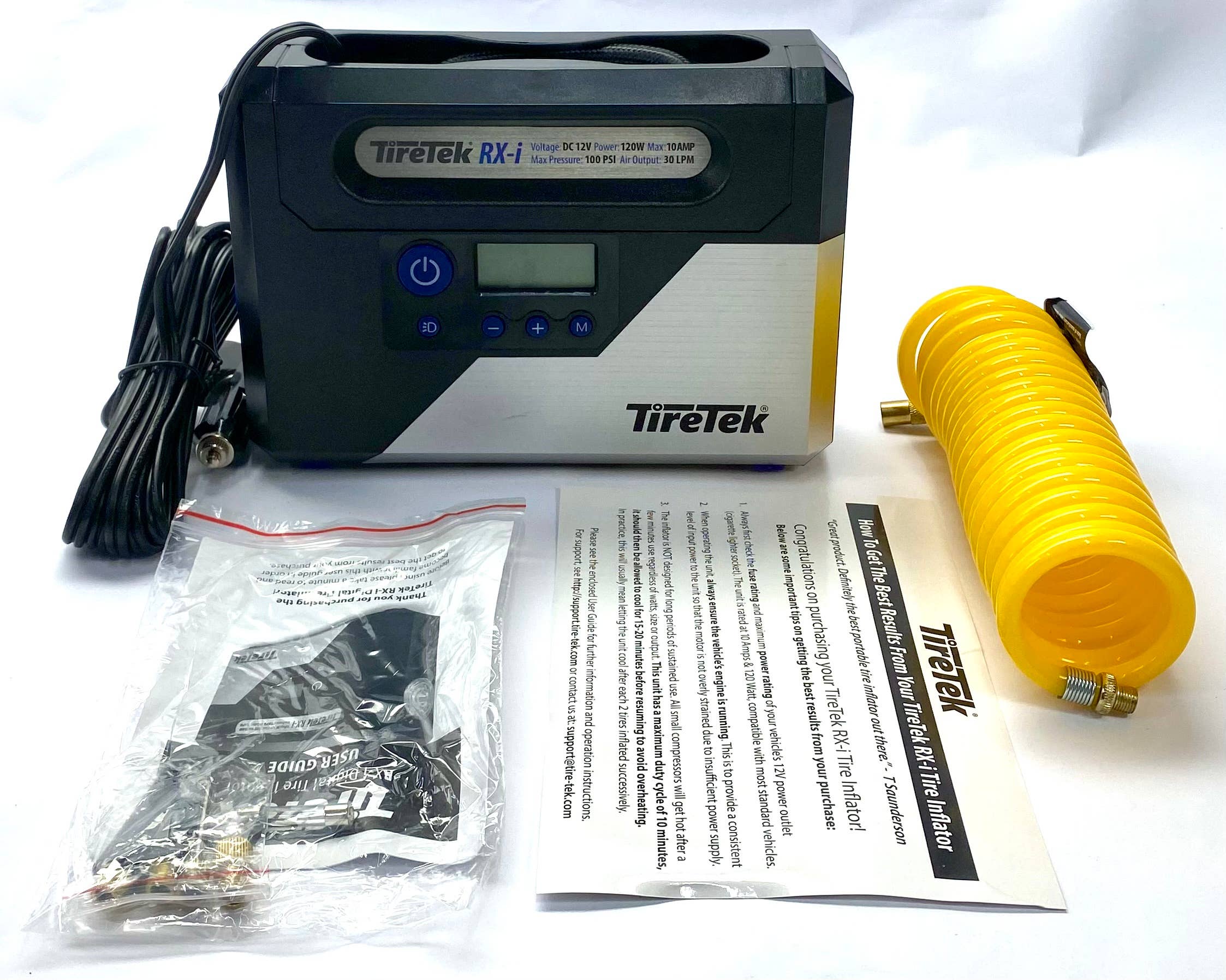 TireTek RX-i Digital Tyre Inflator, Auto-Luftpumpe