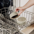 Ne&no® Keramik Doppelfutternapf mit Bambusständer I 2er