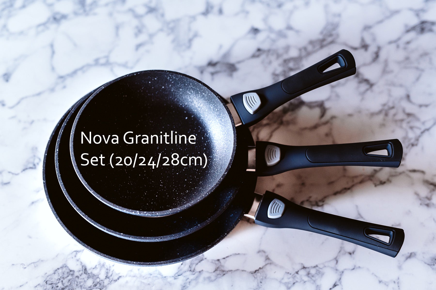 Granitline Pfanne in 3 verschiedenen Größen