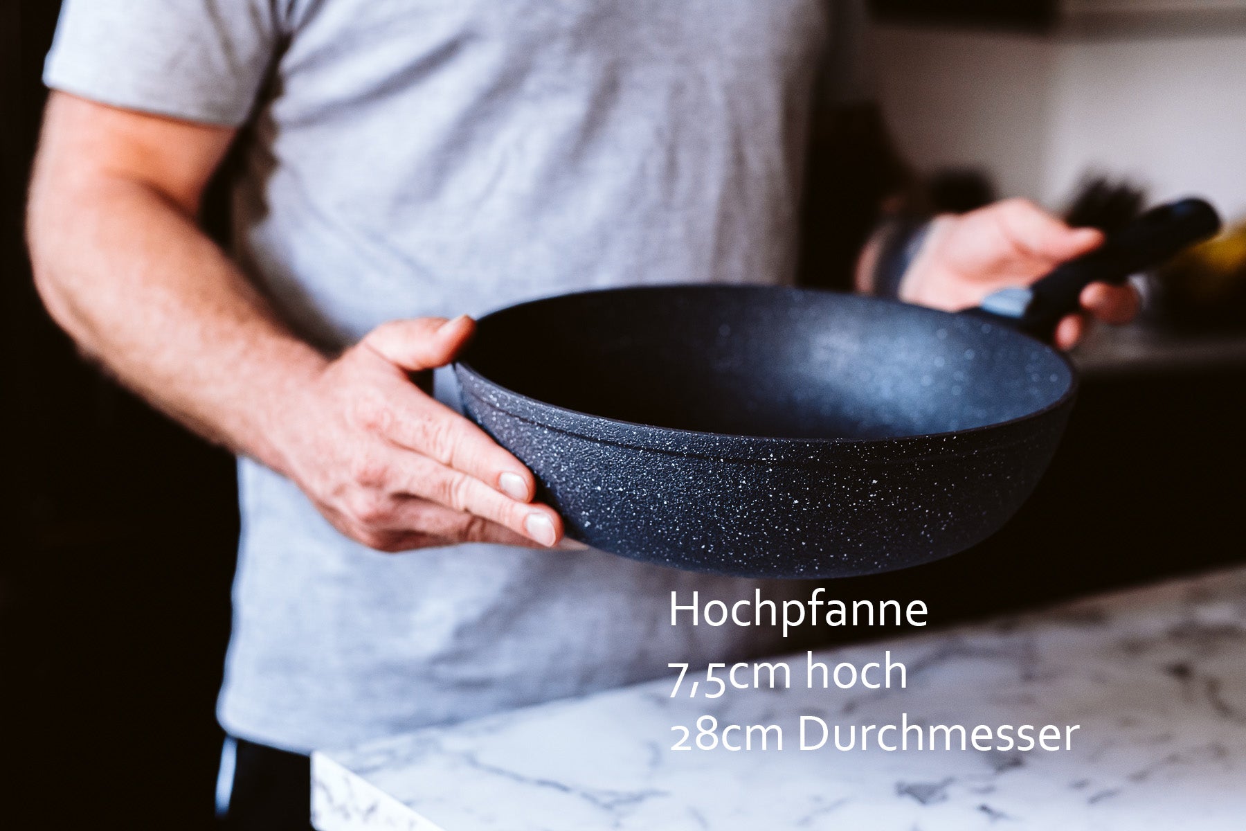 Granitline Pfanne in 3 verschiedenen Größen