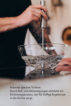 Küchen-Turbinen im Set mit Becher